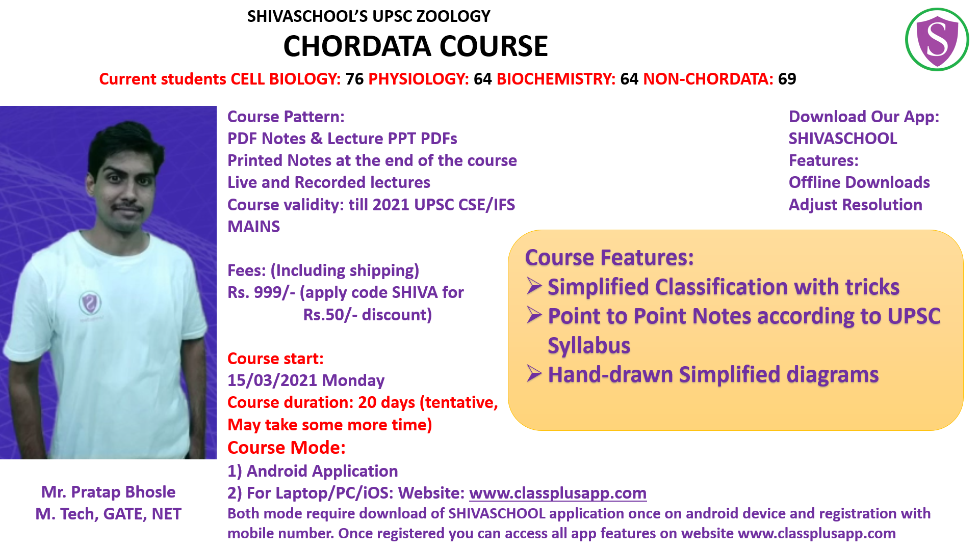 CHORDATA OR VERTEBRATA (UPSC)